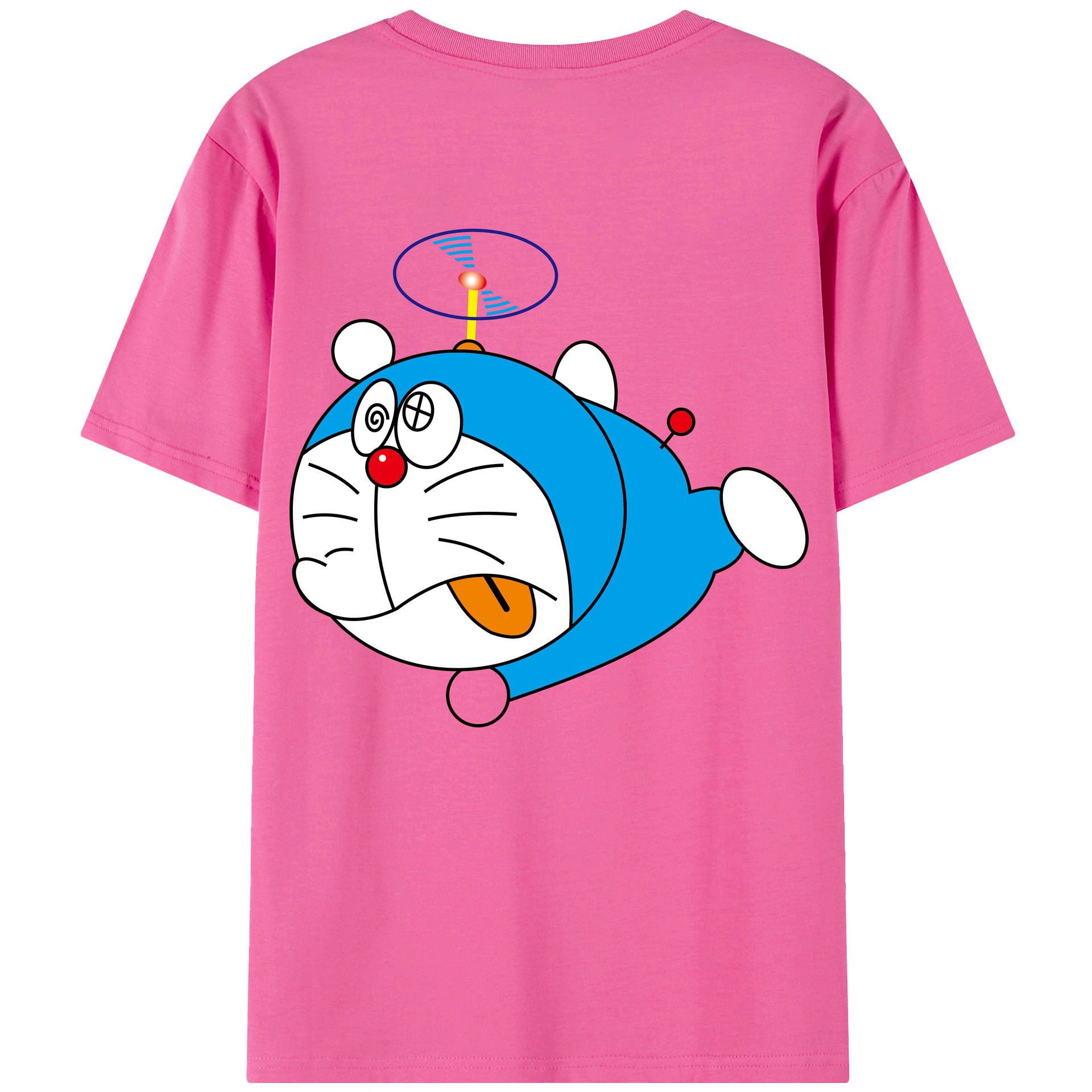 （画像用） ドラえもん Doraemon レディース半袖Tシャツ(バックプリント)